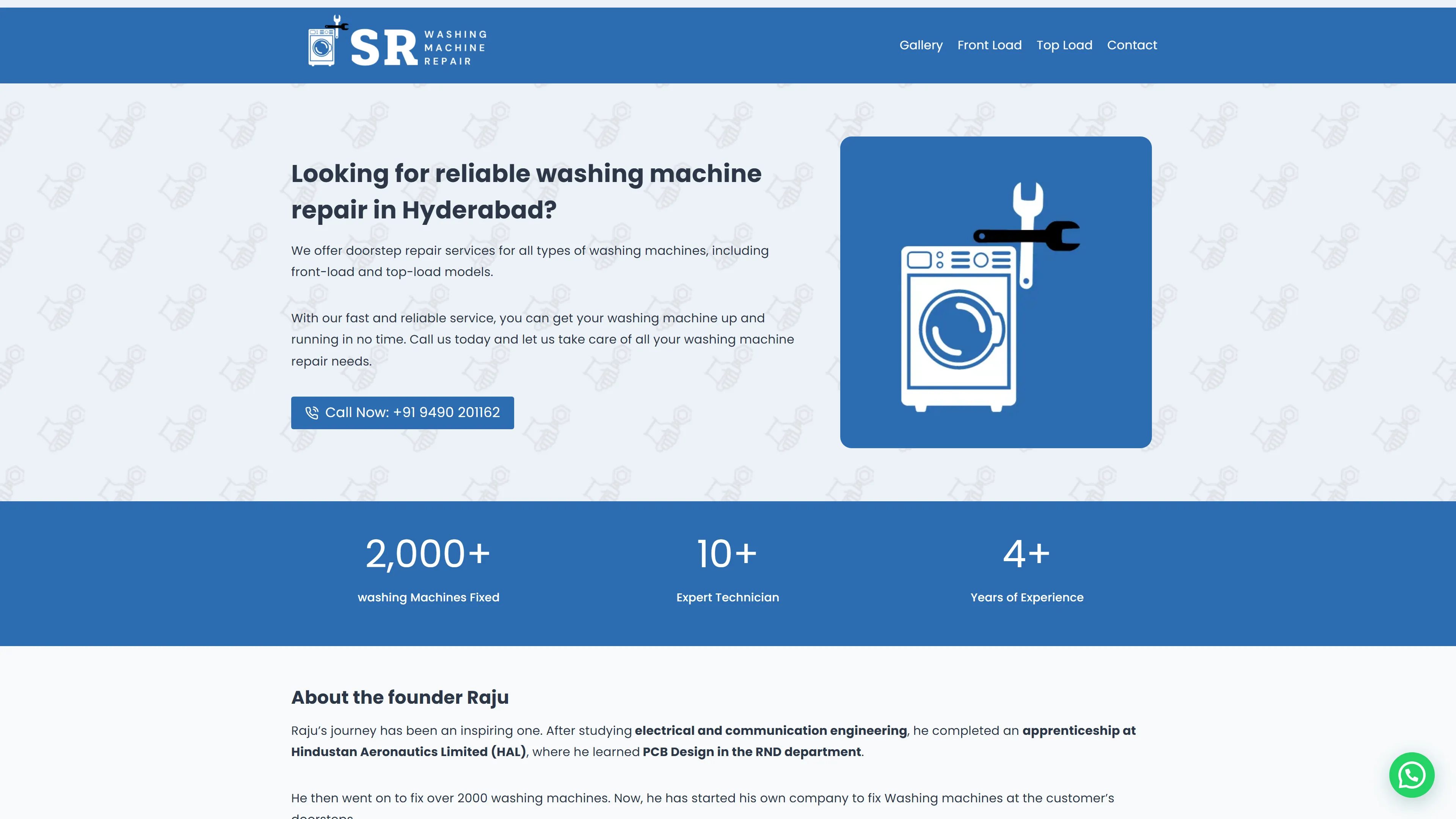 Sr Washing Machine Repair